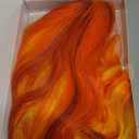 BERON Orange Pink and Purple Short Wave Wig for Women Girls Colored Body Heat Resistant Synthetic Wig for Cosplay Costume Party or Daily