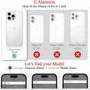 Wallet Case for iPhone 16 Pro 6.3", Genuine Leather Flip Folio Case Compatible with Magsafe, RFID Blocking Magnetic Card Holder Kickstand Cover Men Women for iPhone 16 Pro,Black