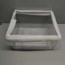 Kojem 2188656 Replacement Crisper Drawer (Upper) Compatible with Whirlpool Kenmore Refrigerator Upper Bin with Humidity Control Plastic (PS) Clear