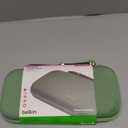 Belkin Nintendo Switch 2 Case, Travel Bag w/AirTag Holder & Storage Pocket for Up to 12 Game Cards - Portable, Lightweight Carrying Case w/Hard Shell, Soft Interior, Switch 2 Accessories - Sage