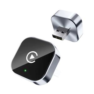 2026 Upgraded Wireless CarPlay Adapter - Fast Auto-Connect, Stable Connection, Mini Size Plug & Play Adapter for iPhone & Android Auto Compatible Cars