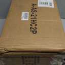 Glintoper Lighted Artificial Christmas Urn Filler, Pre-lit Xmas Pine Trees with Cones, Golden & Red Berries, Tripod Stake and 60 LED Lights, Outdoor Light Up Planter Filler Holiday Home Decor, Pack of 2