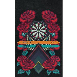 Pig Home Solutions Color Burst Design Self-Sticking Dart Mat