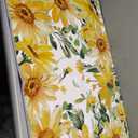 Artoid Mode Yellow Daisy Summer Floral Runner Rug, Spring Home Decor Low-Profile Non-Slip Washable Area Rug for Kitchen Entryway Bedroom Living Room Laundry Room Indoor 2x10 Feet