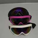 Ski Goggles, Motorcycle Goggles, 3 Pack Snowboard Snow Goggles for Men Women Adult Youth