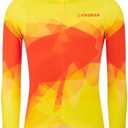 Men's Cycling Jersey Winter Thermal Fleece Long Sleeve Bike Shirts Windproof Cycling Jacket with 3 Pockets, Size Large