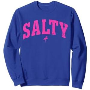 Salty Ocean Flamingo Life Coastal Summer Beach Girl Trendy Sweatshirt, Size: L Salty Ocean Flamingo Life Coastal Summer Beach Girl Trendy Sweatshirt, Size: L