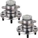 Autoround 512265 Rear Wheel Hub and Bearing Assembly fit for Hyundai Sonata 2006 2007 2008 2009, Kia Optima 06 07 08 09 10, 5 Lugs w/ABS Pair