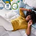 Sleep Innovations Dual Layer 4 Inch Memory Foam Mattress Topper, Full Size, Ultra Soft Support, 3 Inch Cooling Gel Memory Foam Plus 1 Inch Fluffy Pillow Top Cover