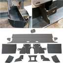 ECOTRIC DIY Rear Bumper Kit Bare Metal Compatible with 1984-2001 Jeep Cherokee XJ Rear Winch Bumper Kit