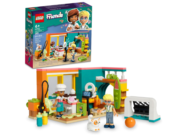 LEGO Friends Leo's Room Baking Themed Playset with Pet 41754