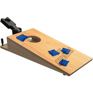 Tabletop Mini Cornhole  Dexterity Skill Game for Families | Portable Cornhole Toss Game for Kids Ages 8+ & Adults | Competitive TwoPlayer Party Game Fun