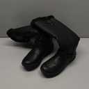 DREAM PAIRS Women's Knee High Boots Thick Faux Fur Lined Winter Snow Warm Boots with Zipper (5.5, Black/Pu)