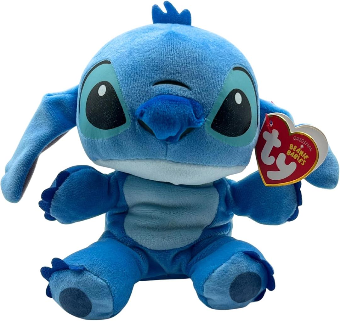 TY Beanie Baby Stitch - (Soft Body) -6", Blue