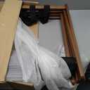 Fully Assembled Walnut Luggage Racks Set of 2, Bamboo 26.77" Luggage Rack Stand for Guest Room, 5 Nylon Straps, Foldable Suitcase Stand with Storage Shelf for Bedroom Hotel, Holds up to 165 Lbs