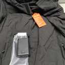 Heated Jackets for Men, Windproof Waterproof Winter Heating Coat, Mens Soft Shell Heated Jacket, Detachable Hood (X-Large)