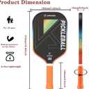Pickleball Paddle, USAPA Approved, Lightweight Pickle Ball Paddle for Power & Control, Pickleball Paddles for Men & Women Indoor Outdoor Play