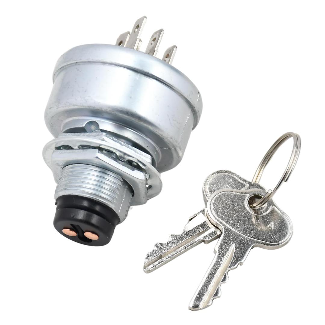 04331700 09089700 Starter Ignition Switch 04331600 Compatible with Ariens Gravely Max Zoom XL ZT Apex Ce 48 52 60 Zero Turn Mower Lawn Tractor Starter Ignition Switch with 2 Key 6 Terminals