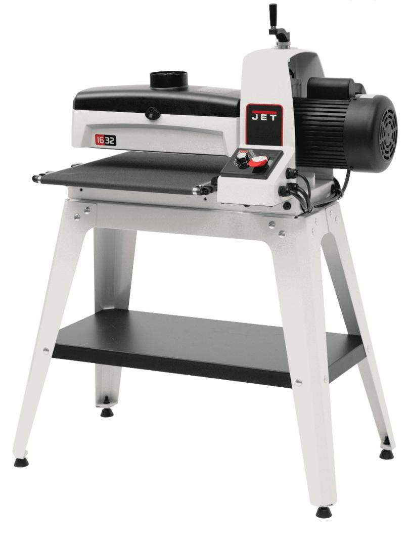 JET 16-Inch Drum Sander, Open Stand, 1-1/2HP, 115V 1Ph (JWDS-1632)