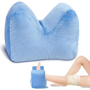 EKEPE Knee Replacement Surgery Pillow for Post Surgery Recovery - ACL Surgery, Knee Surgery and Hip Surgery Recovery, Portable Leg Elevation Pillow for Cotton Leg Support Pillow, Rehab, Extension