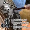 4 x 40PCS Tire Repair Rubber Nail, Rubber Screws, Fast Self-Service Tool | for Bicycle, Motorcycle, Tire Puncture Repair