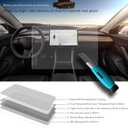 Anti Glare Tempered Glass Screen Protector designed for Tesla Model 3 (2017-2023), Model Y (2021-2025) Infotainment 15-Inch Touchscreen [9H] [No Fingerprint] (Matte)