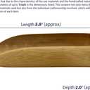 Natural Handmade Bamboo Tea Scoop - 1Pc Tea Spoon for Ceremonial Use, Perfect for Home, Teahouse, Office - Versatile for Loose Tea, Coffee, Spices, Condiments, Pet Food (Closed-Ended)