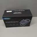 16 Head Massage Set, Deep Tissue Percussion Massager, 2600mAh Electric Massage Tools with 9 Styles & Levels, Dark Grey