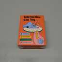 Interactive Cat Toys for Indoor Cats, Automatic Motion Activated Hide and Seek Cat Toy, Fast Rolling Ball in Cat Play Mat Keeps Cat Engaged (Red)