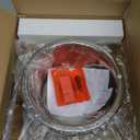 Elevated Dog Bowls for Large Dogs, Raised Dog Bowl Stand with Two X-Large Stainless Steel Bowls for Dogs, 3.5L Capacity, Rustic Brown