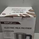 SIMPLETASTE Milk Frother, 4 in 1 Electric Milk Steamer, 16.91oz/500ml Automatic Warm and Cold Foam Frother for Coffee, Latte, Macchiato, Cappuccino, Hot Chocolate