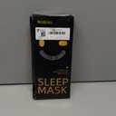 MABAO 2 Packs Sleep Mask for Side Sleeper, Eye Mask for Sleeping Women Men, 3D Contoured Cup No Eye Pressure 100% Light Blocking Sleeping Mask with Adjustable Strap Night Blindfold Flight, Nap, Black