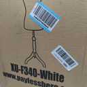 FDW Manikin 60”-67”Height Adjustable Female Dress Model Display Torso Body Tripod Stand Clothing Forms (White, 60-67 Inches)