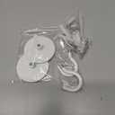 TONLEA 2 Pack Coat Hooks, Adhesive Hooks Wall Mounted, Heavy Duty Metal Wall Hooks for Hanging Coat, Scarf, Hat, Bag, Key, Towel (White)