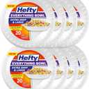 Hefty Everything Foam Bowls, 9 Inch Diameter, 28 Ounce Capacity, 20 Count, 50 Count