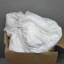 COONP Queen Mattress Topper, Extra Thick Pillowtop, Cooling and Plush Mattress Pad Cover Cotton Top Bed Topper Protector with 8-21 Inch Deep Pocket (White)
