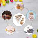 Goiio 160 Pack 20 ML Glass Bottles with Cork Stoppers Mini Small Glass Bottles, for Wedding Favors, Crafts Home Decorations