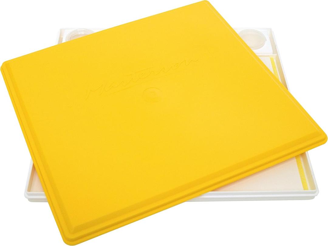 Masterson Sta-Wet Painter's Pal with Airtight Lid, 13 X 12 X 1.5 inches, Includes Solvent Cup, 5 Paint Cups & Brush Storage (912)