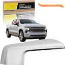 Chrome ABS Mirror Cover for 2019 2020 2021 2022 2023 2024 2025 Chevy Silverado 1500 & GMC Sierra 1500, Precision Fit Replacement Side Caps (Chrome, Right)