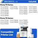 280 281 Ink Cartridges Replacement for Canon TR8620a Ink Combo, PGI-280XXL CLI-281XXL PGI 280XXL 281XXL 280 XXL Smart Ink for Color Printers Pixma TR8600 TR8520 TR8620 TR8622a TS9120 TS9521c (6 Packs)