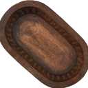 Samhita Mango Wood Decorative Bowls for Home Dcor, Decorative Long Wooden Bowl for Table Centerpiece (10" x 6" x 2")