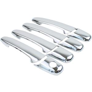 NewYall Set of 4 Chrome Front Rear Left Right Side Exterior Door Handle Covers for Ford Flex 2009-2016 Edge for Lincoln MKX MKZ 2007-2010