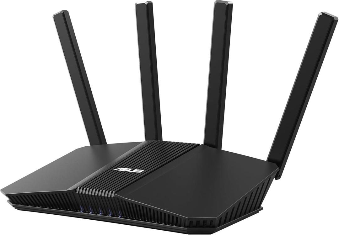 ASUS RT-BE58U WiFi 7 BE3600 AiMesh Extendable Router, 4K-QAM, MLO, AI Detection 2.5G Port, Four 1G Ports, Commercial-Grade Network Security, Parental Control, IoT Network, Kids Network, VPN Network