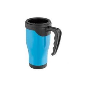 Fill n Brew Insulated Mug, Plastic Blue