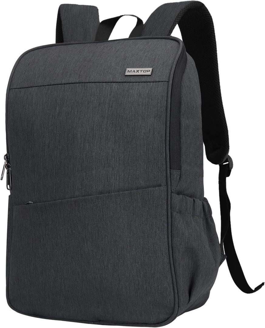 MAXTOP Laptop Backpack for Women Men College Bookbag Business Travel Backpack Water Resistant Computer Backpack with USB Charging Port Fits 15.6 Inch Laptop