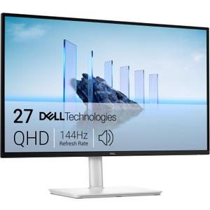 Dell 27 Plus QHD Monitor - S2725DSM - 27-inch QHD (2560x1440) 144Hz 1ms Display, 2 x 3W Speakers, HDMI/DisplayPort 1.4 Connectivity, Height/Tilt/Pivot/Swivel Adjustability, AMD FreeSync - Ash White