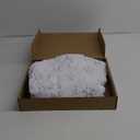 Faux Fur Christmas Tree Skirt 24 Inches Mini White Plush Tree Skirts with Silver Sequin Snowflakes Porch Xmas Tree Ornaments Decorations