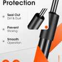 16 Inch 38 Lbs Shocks, C16-09209 A.R.E Truck Cap Struts, C16-33309 15.7 in 38# Gas Spring Lift Support for Snugtop Camper Shell Window Leer Topper Canopy Replacement Parts, 2 Pack