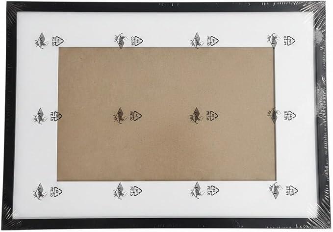 11x14 Inch PVC Picture Frame - Durable Plastic Photo Frame for Wall or Tabletop Display, Lightweight Poster Holder (Black, 1 Pack)