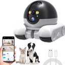 Pet Camera Home Security Camera,1080P Indoor Movable Cameras,2 Way Talk,Motion Detection,Night Vision,Wireless House Movable Cameras with APP Remote Control for Cats Dogs
